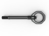 aFe CONTROL Front Tow Hook Chevrolet Corvette (C8) 20-25 V8-6.2L- Gray