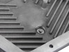 aFe POWER Transmission Pan Ford Trucks 80-92 (AOD Transmission)- Black w/ Machined Fins