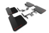 Rally Armor 2018+ Jeep Wrangler Rubicon JL Black UR Mud Flap w/ Red Logo