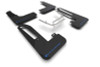 Rally Armor 23-26 Honda Civic Type R Black Mud Flap Light Blue Logo