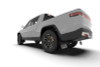 Rally Armor 22-25 Rivian R1T Black UR Mud Flap w/Tangerine Scream Logo