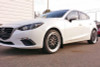Rally Armor 14-18 Mazda3 Black UR Mud Flap w/White Logo