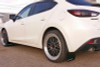 No Longer Available - Rally Armor 14-18 Mazda3 Black UR Mud Flap w/Grey Logo