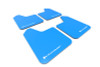 Rally Armor Universal Fit (No Hardware) Blue UR Mud Flap White Logo