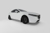 Rally Armor 19-26 Mazda3 Hatchback Black UR Mud Flap w/White Logo
