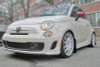 Rally Armor 12-18 Fiat 500 Black UR Mud Flap w/Grey Logo