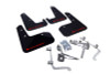 Rally Armor 11-14 Subaru WRX/STI (Sedan Only) Black UR Mud Flap w/Red Logo