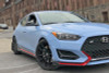 Rally Armor 19-22 Hyundai Veloster N White UR Mud Flap w/ Black Logo