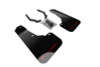 No Longer Available - Rally Armor 18-23 Subaru Crosstrek Black Mud Flap w/Red Logo (Front Only)