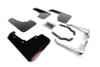 Rally Armor 18-23 Subaru Crosstrek Black UR Mud Flap w/Red Logo