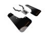 No Longer Available - Rally Armor 18-23 Subaru Crosstrek Black Mud Flap w/Orange Logo (Front Only)