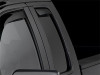 WeatherTech 04-14 Ford F-150 SuperCrew Front Side Window Deflectors - Dark Tint