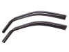 WeatherTech 23-25 Chevrolet Colorado/GMC Canyon CC Front Side Window Deflectors - Dark Tint
