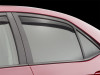 WeatherTech 14-19 Toyota Corolla (Incl. iM) Rear Side Window Deflectors - Dark Smoke