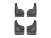 WeatherTech 24-25 Toyota Tacoma w/Fender Flares Front & Rear No Drill MudFlaps - Black