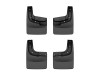 WeatherTech 2024 Ford Ranger (No Raptor) No Drill Front & Rear MudFlaps - Black