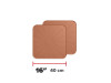 WeatherTech Plant Mats/Coasters 16in. Square - Terracotta (2pc Set)