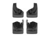 WeatherTech 22-24 Subaru Forester Incl. Wilderness Front & Rear No Drill MudFlaps - Black