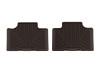 WeatherTech 16-21 Jeep Grand Cherokee Rear Rubber Mats - Cocoa