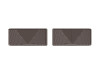 WeatherTech 15-20 Chevrolet Tahoe Rear Rubber Mats - Cocoa