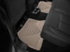 WeatherTech 14-16 Jeep Wrangler Rear Rubber Mats - Tan