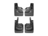 WeatherTech 2018 Jeep Wrangler Rubicon No Drill Mudflaps - Black