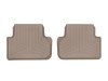 WeatherTech 2019+ Audi A4/S4/A5/S5 Rear (2nd Row) FloorLiners - Tan (Sedan & Sportback)