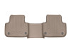 WeatherTech 2017+ Audi Q7 Rear FloorLiner - Tan