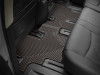 WeatherTech 2013+ Infiniti JX Rear Rubber Mats - Cocoa