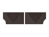 WeatherTech 2011+ Toyota Sienna Rear Rubber Mats - Cocoa