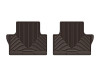 WeatherTech 2007-2014 Volvo S80 Rear Rubber Mats - Cocoa