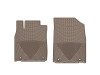 WeatherTech 13+ Lexus ES Front Rubber Mats - Tan