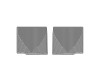 WeatherTech 09+ Ford Flex Rear Rubber Mats - Grey