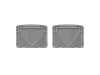 WeatherTech 03-06 Lincoln Navigator/Navigator L Rear Rubber Mats - Grey