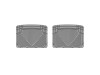 WeatherTech 03-06 Lincoln Navigator/Navigator L Rear Rubber Mats - Grey
