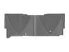 WeatherTech 08-10 Ford F250/F350/F450/F550 Rear Rubber Mats - Grey