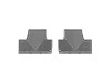 WeatherTech 06-13 Lexus IS Rear Rubber Mats - Grey