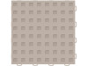 WeatherTech TechFloor 12in x 12in Solid Floor Tile w/ Raised Squares - Tan