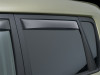 WeatherTech 10-13 Kia Soul Rear Side Window Deflectors - Dark Smoke