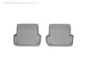 WeatherTech 02-08 Audi A4/S4/RS4 Rear FloorLiner - Grey