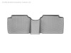 WeatherTech 07-10 Hyundai Sonata Rear FloorLiner - Grey