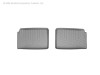 WeatherTech 06+ Chevrolet HHR Rear FloorLiner - Grey