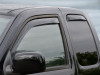 WeatherTech 04+ GMC Canyon Ext Cab Front and Rear Side Window Deflectors - Dark Smoke