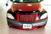 WeatherTech 01+ Chrysler PT Cruiser Stone and Bug Deflector - Dark Smoke