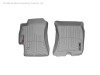 WeatherTech 05-09 Subaru Legacy Sedan Front FloorLiner - Grey