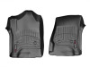 WeatherTech 14+ Chevrolet Silverado/GMC Sierra Crew and Double Cab Front FloorLiners - Black