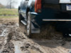 WeatherTech 07-13 Chevrolet Silverado No Drill Mudflaps - Black