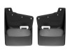 WeatherTech 20-24 Chevrolet Silverado 2500HD/3500HD Rear No Drill Mudflaps - Black
