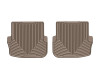 WeatherTech 2017+ Mercedes-Benz C-Class Rear Rubber Mats - Tan