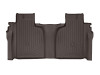 WeatherTech 2019+ Chevrolet Silverado 1500 Crew Cab (1st Row Bench Seats) Rear FloorLiner - Cocoa